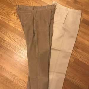 J Crew Men’s Cords and Khakis Size 32